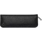 Pelikan 958025, Hartschalenetui für Stifte, Leder, Schwarz, Einfarbig, Reißverschluss, Erwachsener