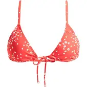 Roxy Bandeau-Bikini-Top "Pt Beach Classics", Damen, Gr. XL, rot (poppy rot dancing ditsy swim), Obermaterial: 85% Polyester, 15% Elasthan., Bikini-Oberteile Bandeau-Bikini-Top