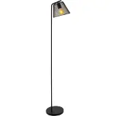 Näve Stehleuchte - Stehleuchte "KORIE" h:140cm, Stehlampe im Retro Style, ausMetall und Kunststoff in schwarz, 140 cm hoch, Maße 20 x 20 cm, E27-Fassung – Druckschalter