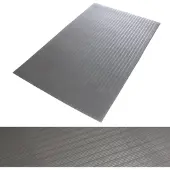 Floordirekt Anti-Ermüdungsmatte Softer-Work-Mat Gerippt Grau 60x400 cm