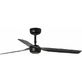 Faro Deckenventilator Punt M, schwarz, DC, leise, 130 cm, Remote