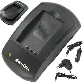 AccuCell Schnell-Ladegerät passend für Kodak KLIC-7001 Li-Ion Akku