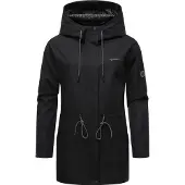 Ragwear Funktionsmantel "Outdoorjacke Urbanna Remake", Damen, Gr. S, schwarz, Obermaterial: 100% Polyester Pol. recyc.. Obermaterial: Futter: 100% Polyester Pol. recyc.., Mäntel Funktionsmantel