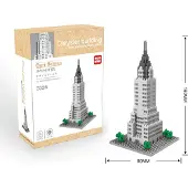 Tinisu Chrysler Building New York Wahrzeichen Modell LNO Micro-Bricks Bausteine