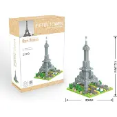 Tinisu Eiffelturm Paris Wahrzeichen Modell LNO Micro-Bricks Bausteine