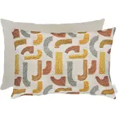 Apelt Dekokissen "Rio", bunt (bunt, gelb, natur, gemustert), B:35cm H:5cm L:50cm, Baumwolle, Polyester, Dekokissen_Sitzkissen_Kissenhüllen, Dekokissen
