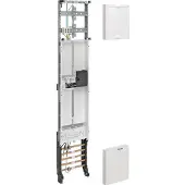 Hager ZH53W1N Komplettfeld, universZ, 1350mm, 1 Zählerplatz/Res, 1-feld, mit Zählersteckklemme