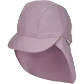 Sterntaler Schirmmütze "Bademütze mit Nackenschutz uni", Jungen, Gr. 55, lila (blasslila), Obermaterial: 82% Polyamid PA. 18% Elasthan EL., Mützen Schirmmütze