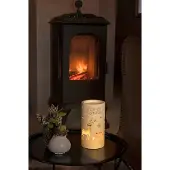 Konstsmide Weihnachtsmann und Schlitten wassergefüllt