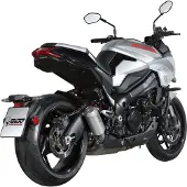 MIVV MK3 Auspuff S.056.LM3X silber für GSX 1000 S Katana Euro4 Unisexohne Farbe082 - Motorradteile - Motorrad Auspuff