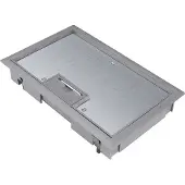 Hager KDE04087011 Klappdeckel E04 147x247mm für 8mm Bodenbelag aus Polyamid eisengrau