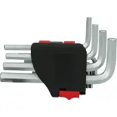 Ks Tools Innensechskant-Winkelstiftschlüssel-Satz, im Klapphalter,10-tlg1/16"-3/8" - 151.5060