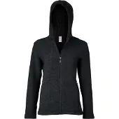 Engel - Women's Jacke mit Kapuze - Wolljacke Gr 46/48 schwarz