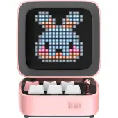 Divoom Ditoo-Mic Mini, 15 W, Kabellos, Tragbarer Mono-Lautsprecher, Pink, Mobiltelefon / Smartphone, MicroSD (TransFlash)