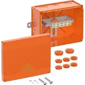 Spelsberg 86751001 Abzweigkasten, Schutzart IP66, Schlagfestigkeit IK08, Schutzklasse II, Ui 450V AC, Bemessungsisolationsspannung 450V DC, UL-EU