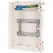 Eaton Hohlwand-Kleinverteiler KLV, 2-reihig, 24TE, IP30, Stahlblechtür flach, Steckklemmen, 1 Stk.