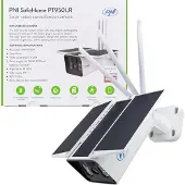 Pni SafeHome PT950LR 1080P 2MP Videoüberwachungskamera mit 6W Solarpanel, WiFi,