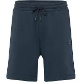 BOSS Sweatshorts ORANGE "Sewalk", Herren, Gr. 4XL, N-Gr, blau (dunkelblau404), Sweatware, Obermaterial: 100% Baumwolle, unifarben, gerade, Hosen Sweatshorts, mit Markenlabel