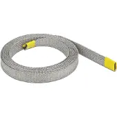 DeLOCK Kabelschlauch zur EMV Abschirmung 2 m x 10 mm Grau