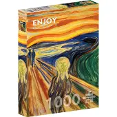Enjoy Puzzle ENJOY-1392 - Edvard Munch: Der Schrei, Puzzle , 1000 Teile