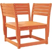 The Living Store Gartenstuhl Wachsbraun Massivholz Kiefer