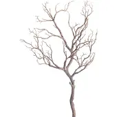 Botanic-Haus Kunstzweig "Deko-Ast", braun, B:36cm H:96cm T:10cm Ø:36cm, Kunststoff, Kunstpflanzen, Kunstzweig