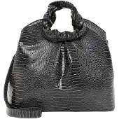 Suri Frey Schultertasche Umhängetasche SFY TechBag Shopper Grey-Kroko grau