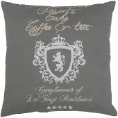 GO-DE Dekokissen "Monaco", grau (grau, unifarben), B:50cm H:12cm L:50cm, Baumwolle, Polyester, Dekokissen_Sitzkissen_Kissenhüllen, Dekokissen