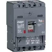 Hager HMS100JC Leistungsschalter h3+ P160 LSI 3P3D 100A 50kA CTC