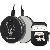 Karl Lagerfeld KLBPPBOA2K AirPods-Hülle + Powerbank Ikonik