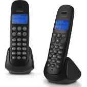 Alecto PDX-320, DECT-Telefon, Kabelloses Mobilteil, 50 Eintragungen, Anrufer-Identifikation, Schwarz