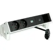Bachmann Desk2 2Xute 1Xusb C 30W 1Xcm 0,2M Gst18 Ral9010