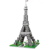 Tinisu Eiffelturm Paris Modell LNO Micro-Bricks Bausteine