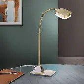 Orion LED-Tischleuchte Tobias, altmessing
