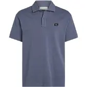 Calvin Klein Jeans Poloshirt "WOVEN LABEL POLO" Logodruck