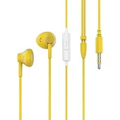 Celly PT-WDE001Y, Kabelgebunden, Anrufe/Musik, 20 - 24000 Hz, 10 g, Kopfhörer, Gelb