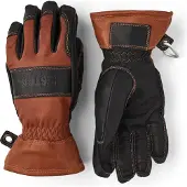 Hestra Fält Guide Glove - 5 Finger brown/black (750100) 8
