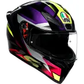 AGV K1 S Fastlap Helm, schwarz/lila, XL (61/62)