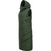 Ragwear Steppweste "Steppweste Suminka Vest", Damen, Gr. XXL, grün (schwarz olive), Obermaterial: 100% Polyester PES. Futter: 100% Polyester PES. 100% Polyester PES., Westen Steppweste