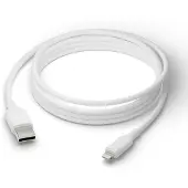 dbramante1928 re-charge - Kabel - 2.5m USB-A zu Lightning - W, 2,5 m, Lightning, USB A, Stecker, Stecker, Weiß