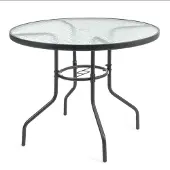 Nabbi Gartentisch Jupiter 90 - Graphit