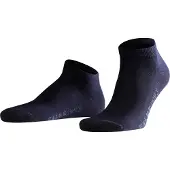Falke Family Herren Sneakersocken, 47-50, Blau, Uni, Baumwolle
