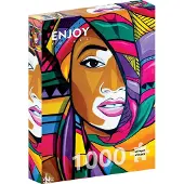 Enjoy Puzzle ENJOY-1862 - African Beauty, Puzzle , 1000 Teile
