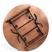 Veba Bankettisch/Klapptisch holz rund Ø 122 cm, 20122