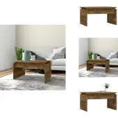 vidaXL Couchtisch Räuchereiche 68x50x38 cm Holzwerkstoff - Couchtische