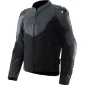 Dainese Iperattiva Motorrad Leder-/Textiljacke, schwarz, 60
