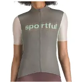 Sportful - Women's Supergiara Logo Jersey - Radtrikot Gr XXL grau