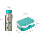 Mepal Lunchbox "Brotdose + Thermoflasche Campus 2er Set", bunt (paw patrol girls), B:2cm H:2cm L:2cm, Kunststoff, Lebensmittelaufbewahrungsbehälter, Lunchbox