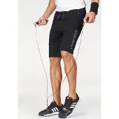 Bruno Banani Sweatshorts "Regular Fit", Herren, Gr. L (52/54), N-Gr, schwarz, Sweatware, Obermaterial: 100% Baumwolle, unifarben, bequem kurz, Hosen Sweatshorts, Topseller