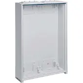 Hager FWB52D1 Feldvert. AP, univers, IP30, SKII, 120PLE, 2x5 Reihen 800x550x161mm, leer o. Tür